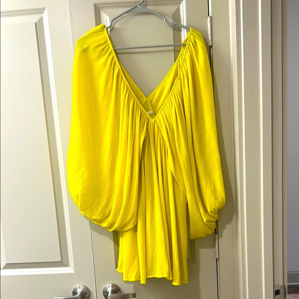 Nola Dress in Vibrant Yellow TULAROSA